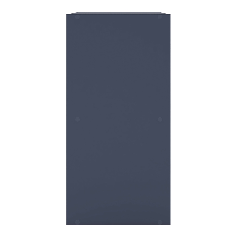 Furniture of America Seni Stackable Wood 2-Shelf Bookcase in Steel Blue