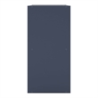 Furniture of America Seni Stackable Wood 2-Shelf Bookcase in Steel Blue