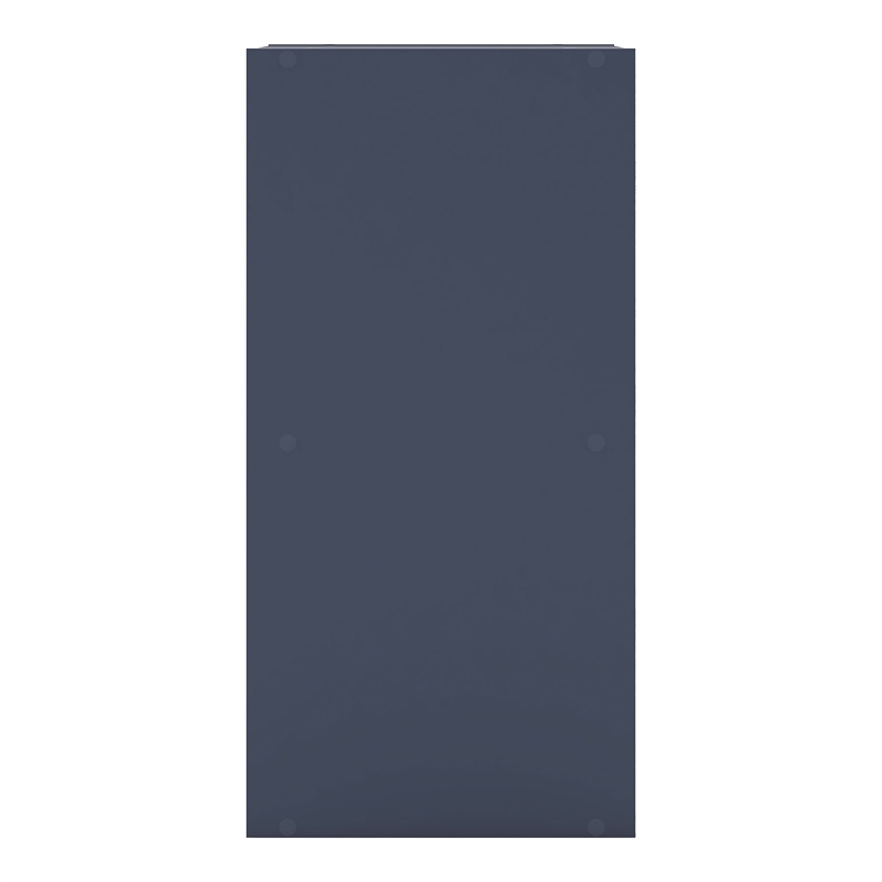 Furniture of America Seni Stackable Wood 2-Cube Bookcase in Steel Blue