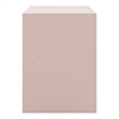 Furniture of America Seni Stackable Wood 2-Drawer Bookcase in Light Pink