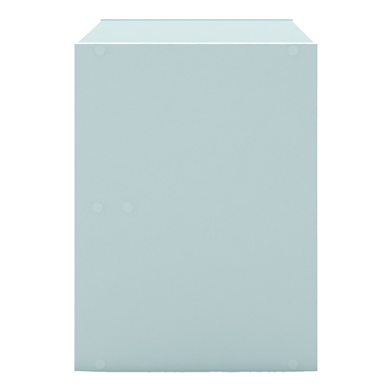 Furniture of America Seni Stackable Wood 2-Drawer Bookcase in Light Blue