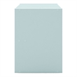 Furniture of America Seni Stackable Wood 2-Drawer Bookcase in Light Blue