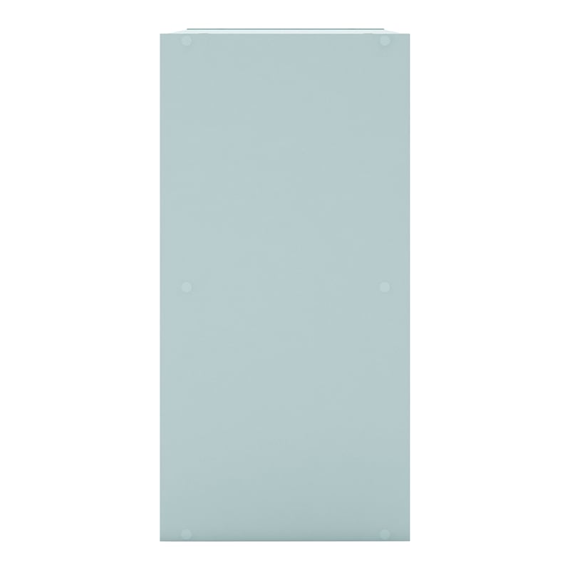 Furniture of America Seni Stackable Wood 2-Shelf Bookcase in Light Blue