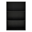 Furniture of America Seni Stackable Wood 3-Shelf Bookcase in Black