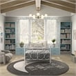 Furniture of America Seni Stackable Wood 3-Shelf Bookcase in Light Blue