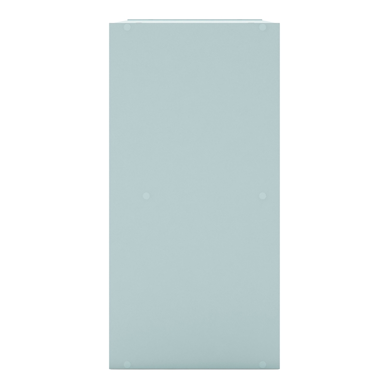 Furniture of America Seni Stackable Wood 4-Cube Bookcase in Light Blue