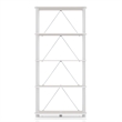 Furniture of America Seni 5-Tier 27-Inch Shelves Wood Open Bookcase in Gray