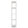 Furniture of America Seni 5-Tier 27-Inch Shelves Wood Open Bookcase in Gray
