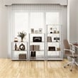 Furniture of America Seni 5-Tier 27-Inch Shelves Wood Open Bookcase in Gray