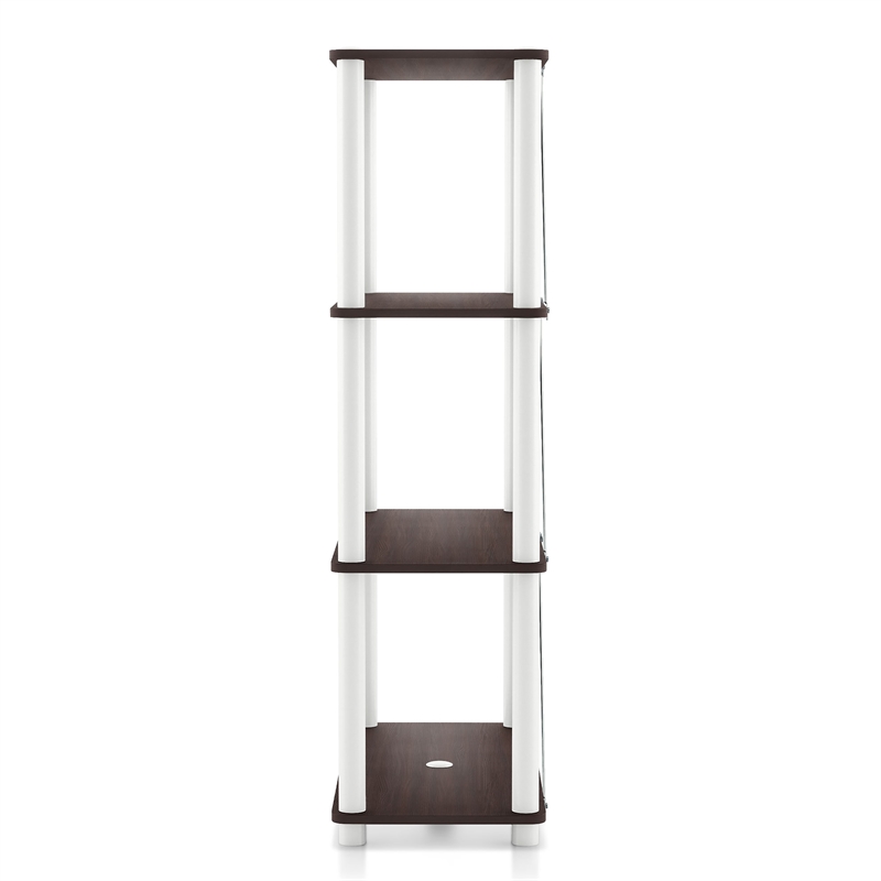 Furniture of America Seni 4-Tier 27-Inch Shelves Wood Open Bookcase in Espresso