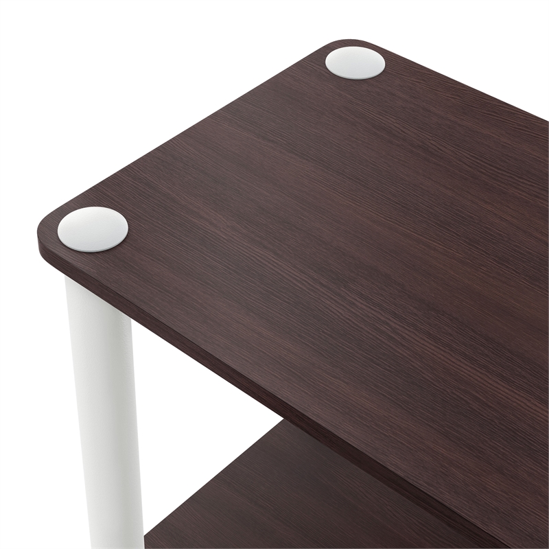 Furniture of America Seni 4-Tier 27-Inch Shelves Wood Open Bookcase in Espresso