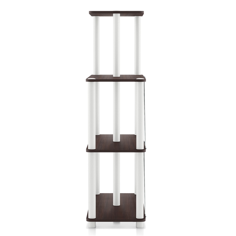 Furniture of America Seni 5-Cube Shelves Wood Open Bookcase in Espresso