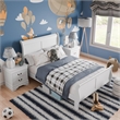 Furniture of America Arabella Wood 3-Piece Full Bedroom Set in White