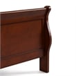 Furniture of America Arabella Wood Sleigh Panel Full Bed in Cherry