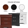 Furniture of America Arabella Wood 3-Piece Nightstand and Dresser Set in Cherry