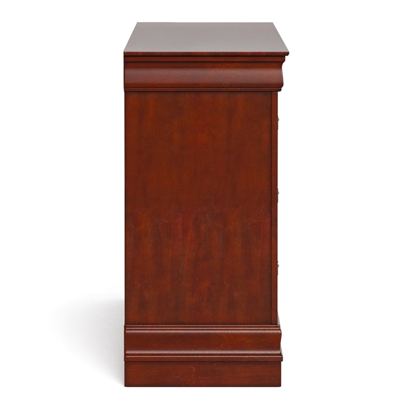 Furniture of America Arabella Wood 3-Piece Nightstand and Dresser Set in Cherry