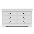 Furniture of America Arabella Wood 3-Piece Nightstand and Dresser Set in White