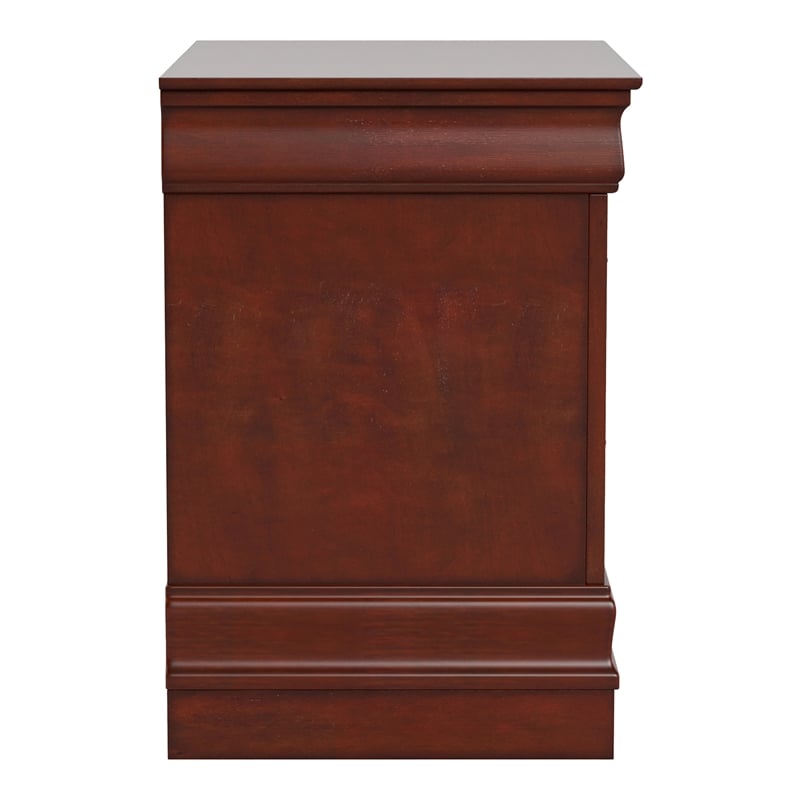 Furniture of America Arabella Wood Cherry 2-Drawer Nightstands (Set of 2)