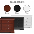 Furniture of America Arabella Wood Dovetail 6-Drawer Dresser in White