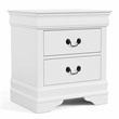 Furniture of America Arabella Wood 2-Drawer Nightstand in White