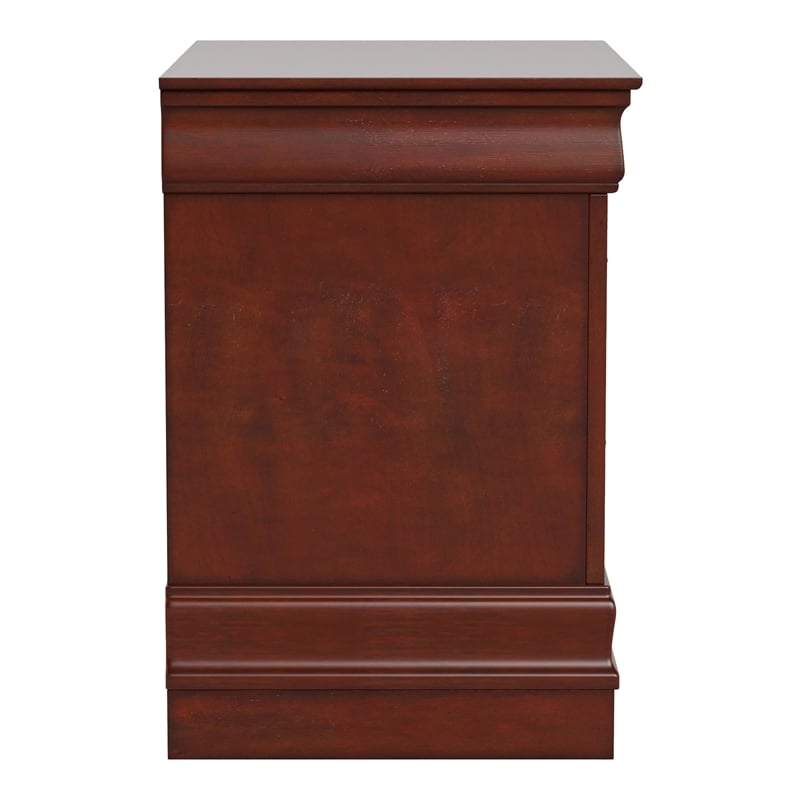 Furniture of America Arabella Wood 2-Piece Queen Bedroom Set in Cherry
