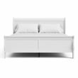 Furniture of America Arabella Wood 2-Piece King Bedroom Set in White