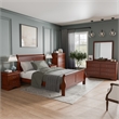 Furniture of America Arabella Wood 6-Piece Full Bedroom Set in Cherry