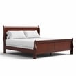 Furniture of America Arabella Wood 5-Piece King Bedroom Set in Cherry