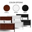 Furniture of America Arabella Wood 3-Piece King Bedroom Set in Cherry