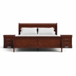 Furniture of America Arabella Wood 3-Piece King Bedroom Set in Cherry