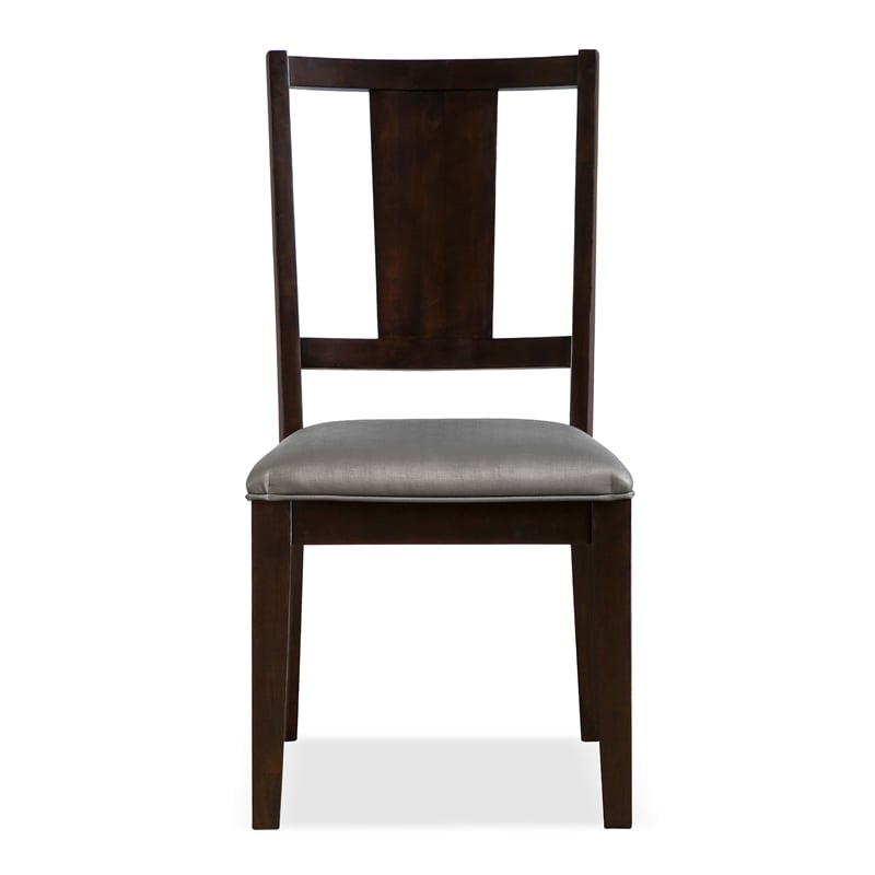 Furniture of America Arvin Wood Padded Side Chairs in Espresso (Set of 2)