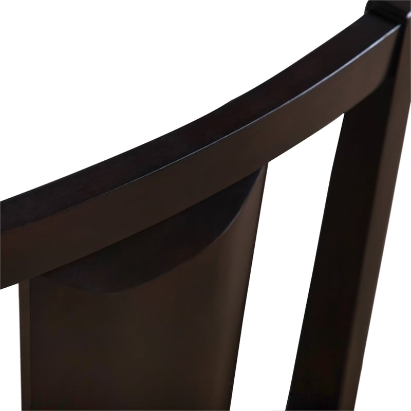 Furniture of America Arvin Wood Padded Side Chairs in Espresso (Set of 2)