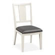 Furniture of America Arvin Wood Padded Side Chairs in White (Set of 2)