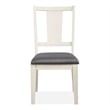 Furniture of America Arvin Wood Padded Side Chairs in White (Set of 2)