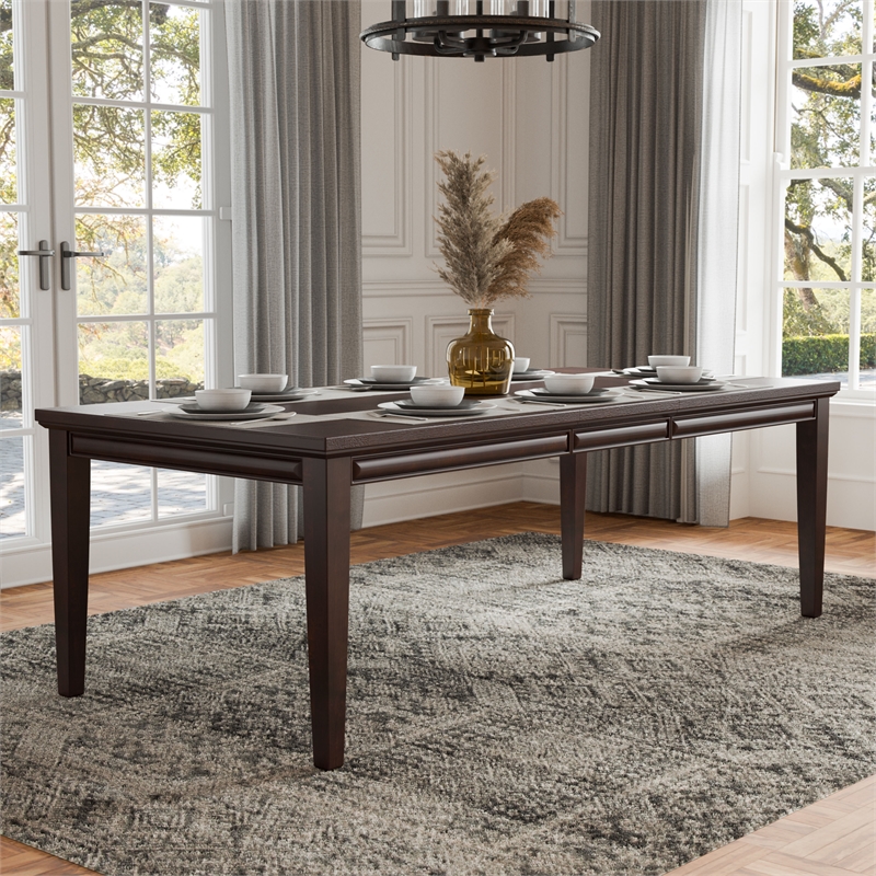 Furniture of America Arvin Wood Extendable Dining Table in Espresso