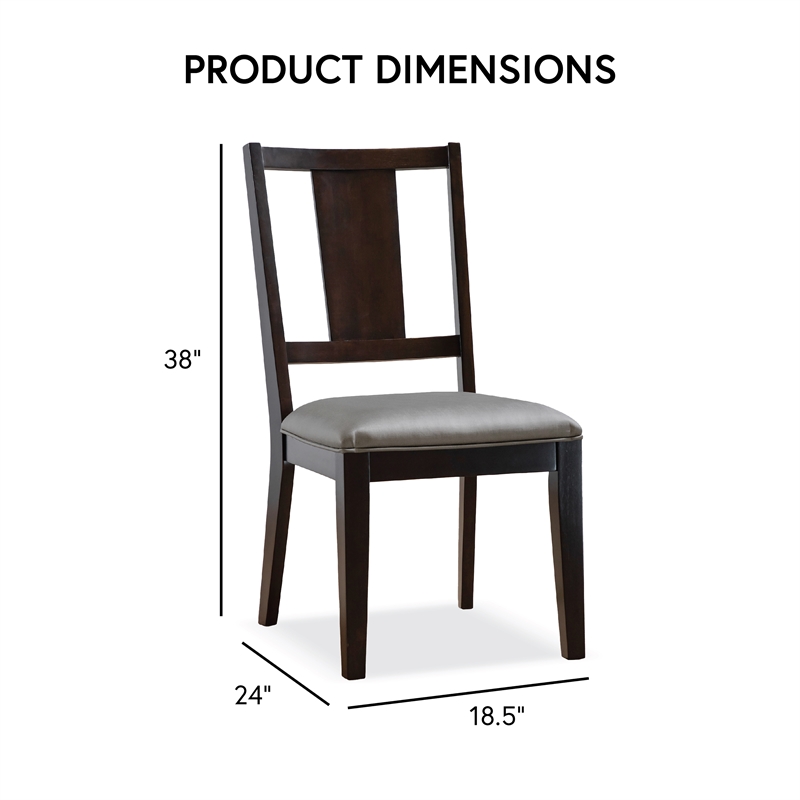 Furniture of America Arvin Wood 7-Piece Extendable Dining Table Set in Espresso