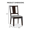 Furniture of America Arvin Wood 7-Piece Extendable Dining Table Set in Espresso