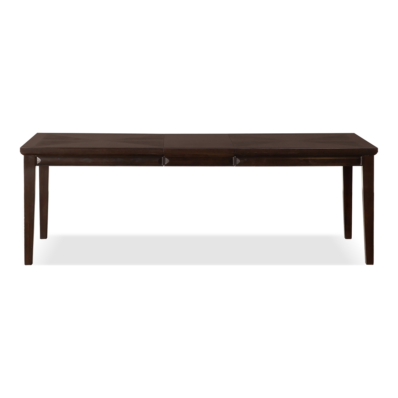 Furniture of America Arvin Wood 7-Piece Extendable Dining Table Set in Espresso