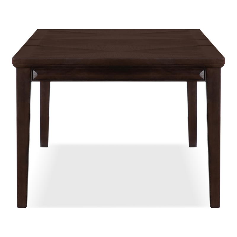 Furniture of America Arvin Wood 7-Piece Extendable Dining Table Set in Espresso