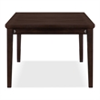 Furniture of America Arvin Wood 7-Piece Extendable Dining Table Set in Espresso