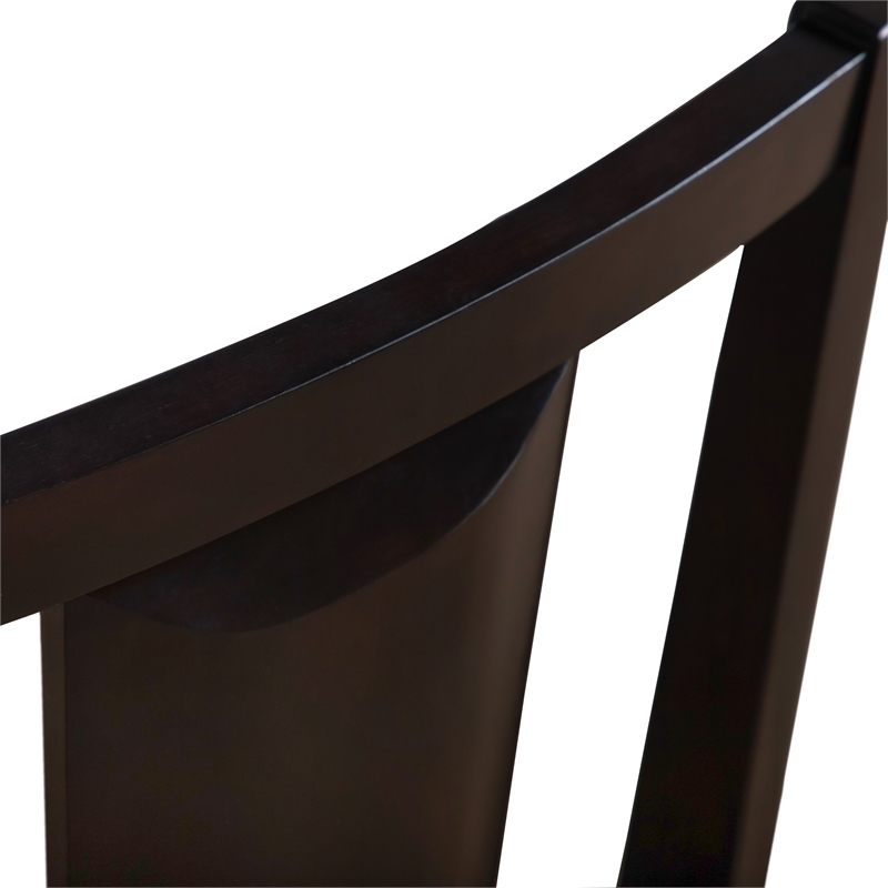 Furniture of America Arvin Wood 7-Piece Extendable Dining Table Set in Espresso