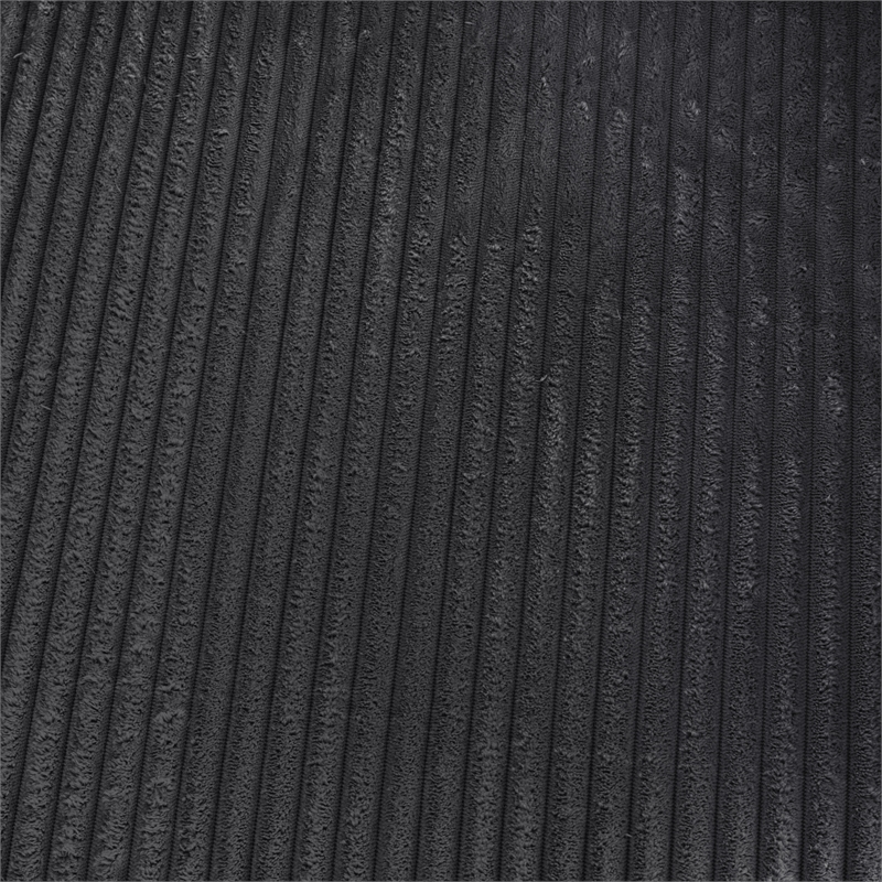 Furniture of America Reese Chenille Dark Gray Loveseat with Cup Holders