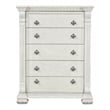 Furniture of America Byrne Wood Dovetail 5-Drawer Chest in White