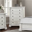 Furniture of America Byrne Wood Dovetail 5-Drawer Chest in White