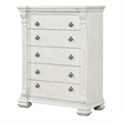 Furniture of America Byrne Wood Dovetail 5-Drawer Chest in White