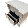 Furniture of America Byrne Wood Dovetail White 3-Drawer Nightstand with USBs