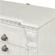 Furniture of America Byrne Wood Dovetail White 3-Drawer Nightstand with USBs