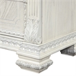 Furniture of America Byrne Wood Dovetail White 3-Drawer Nightstand with USBs
