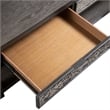 Furniture of America Selyra Wood Open Shelf Gray Coffee Table with Casters