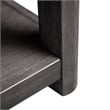 Furniture of America Selyra Wood Open Shelf Gray Coffee Table with Casters